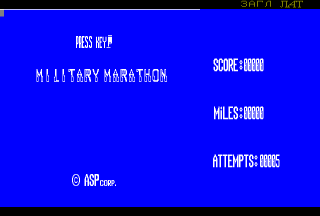 Military Marathon by ASP Corp.